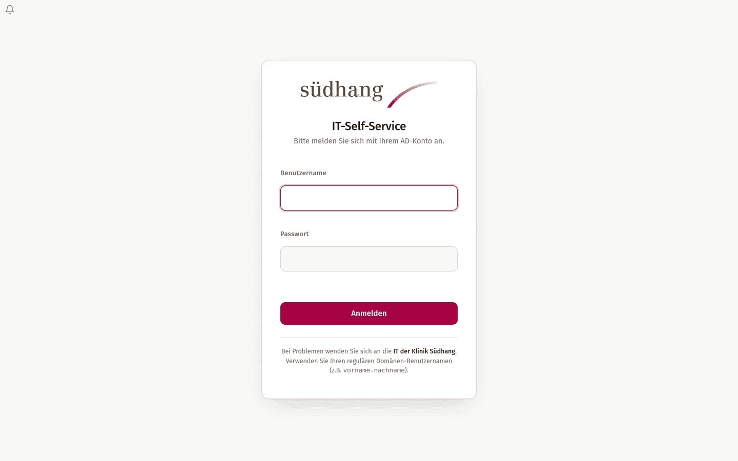 Screenshot von dashboard