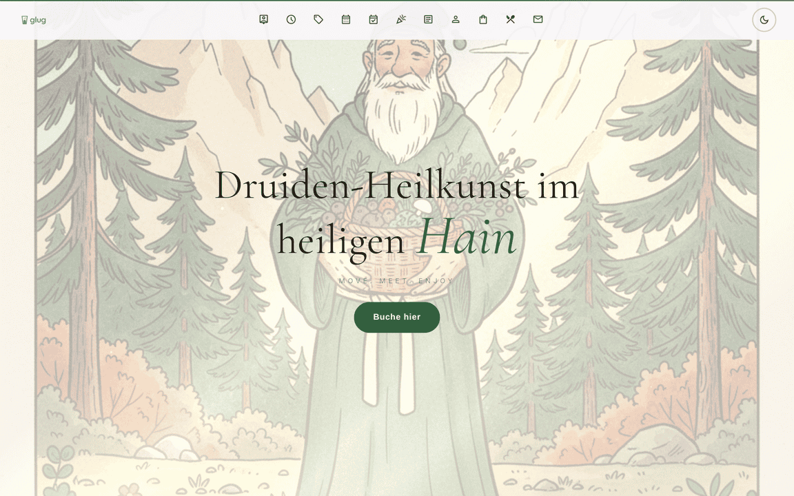 Screenshot von glug