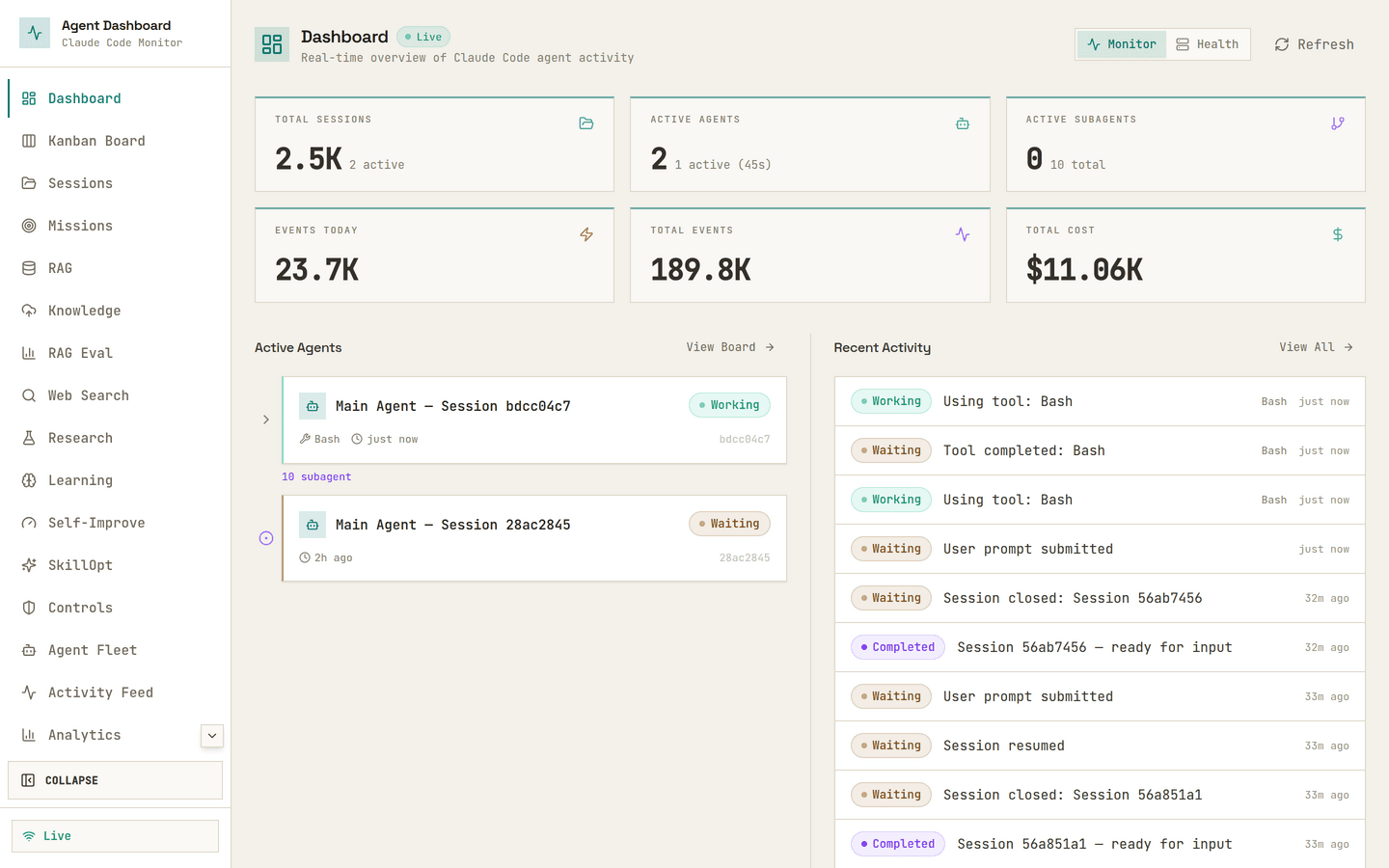 Screenshot von rag-stack